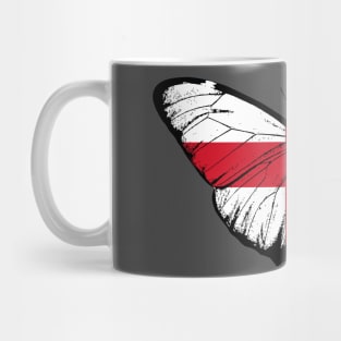 Vintage England Butterfly Moth | Pray For England and Stand with England Mug